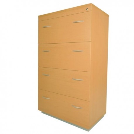 Archivero horizontal Elite 4 gavetas para oficina.