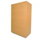 Archivero horizontal Elite 4 gavetas para oficina.