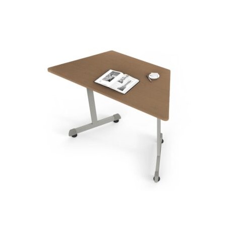 Mesa Trapezoidal 239 Melamina para oficina.
