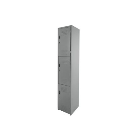 Locker 3 puertas 180 x 38 x 37 Metálico