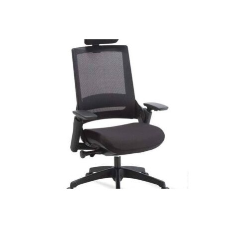 Silla tapizada en malla tela