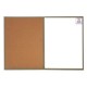 Pizarrón Mixto Blanco/Corcho 1.20×0.80 para oficina.