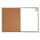 Pizarrón Mixto Blanco/Corcho 1.20×0.80 para oficina.