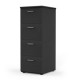 Archivero vertical de 4 gavetas Melamina Oficio Línea Italia
