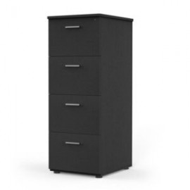 Archivero vertical de 4 gavetas Melamina Oficio Línea Italia