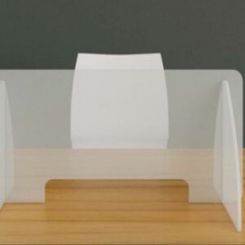 Mampara de acrilico para escritorio 60×60 para oficinas
