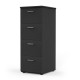 Archivero vertical de 4 gavetas Melamina Oficio Línea Italia
