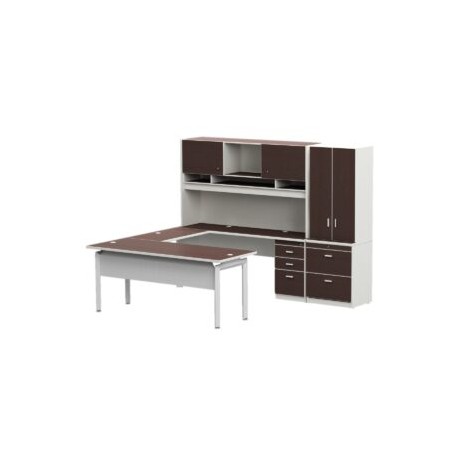 Modulo Presidente Kenza – Chocolate para oficina.